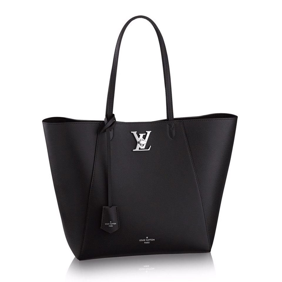 LOUIS VUITTON LOCK ME CABAS NOIR LV