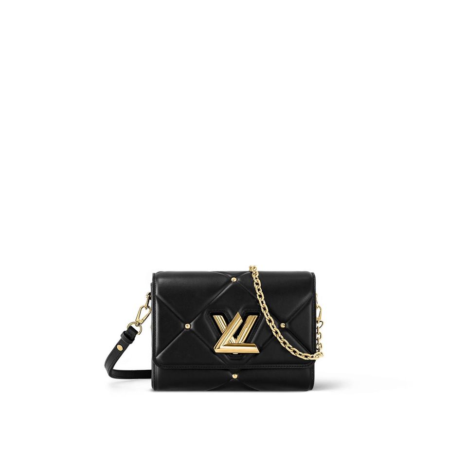 Louis Vuitton MM Bolsa Twist in Lambskin Black M59029