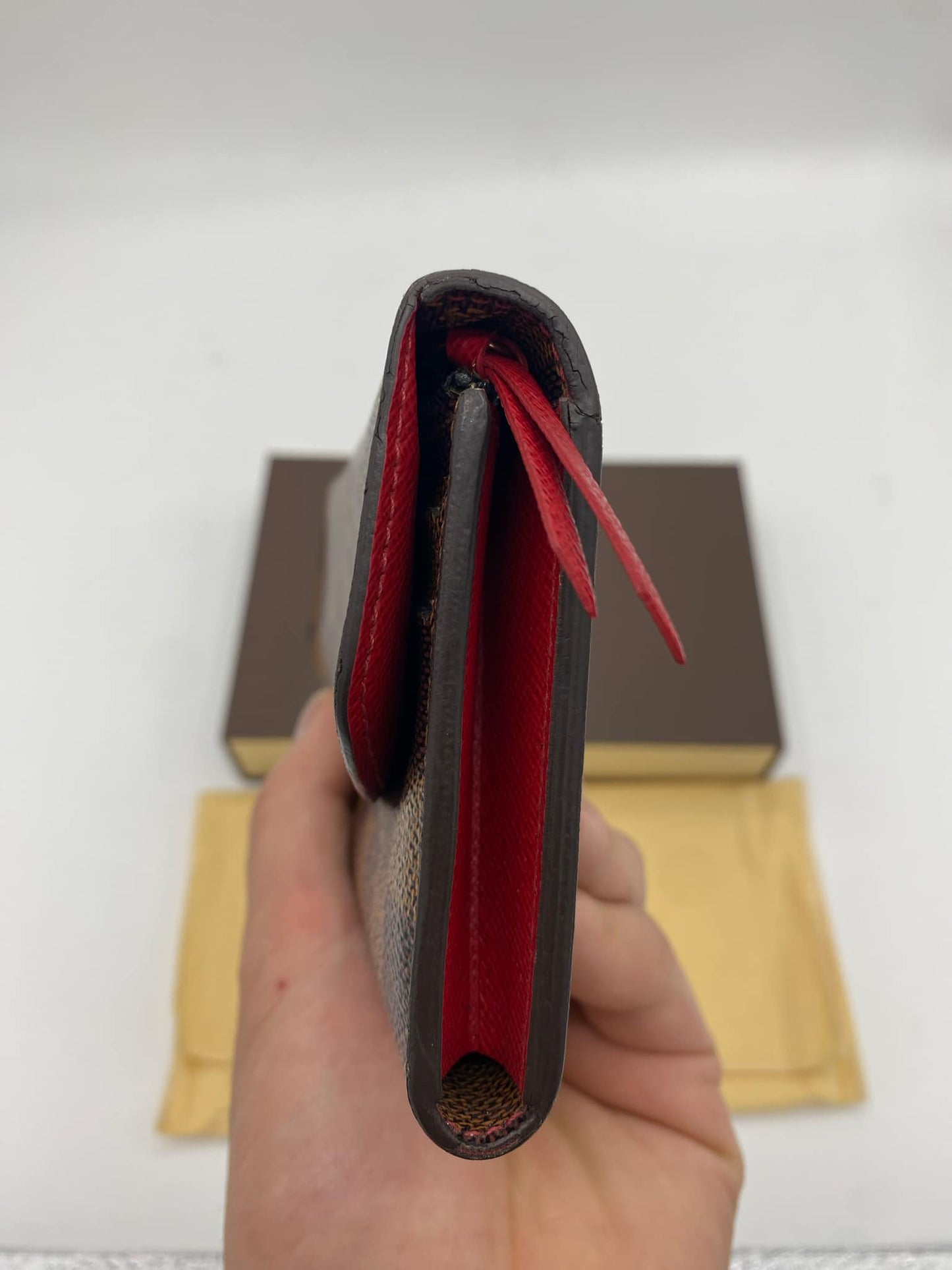 LOUIS VUITTON EMILIE LEATHER WALLET