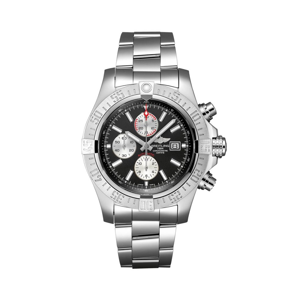 BREITLING SUPER AVENGER II/2 A13371 AUTOMATIC MENS DIAMOND WATCH