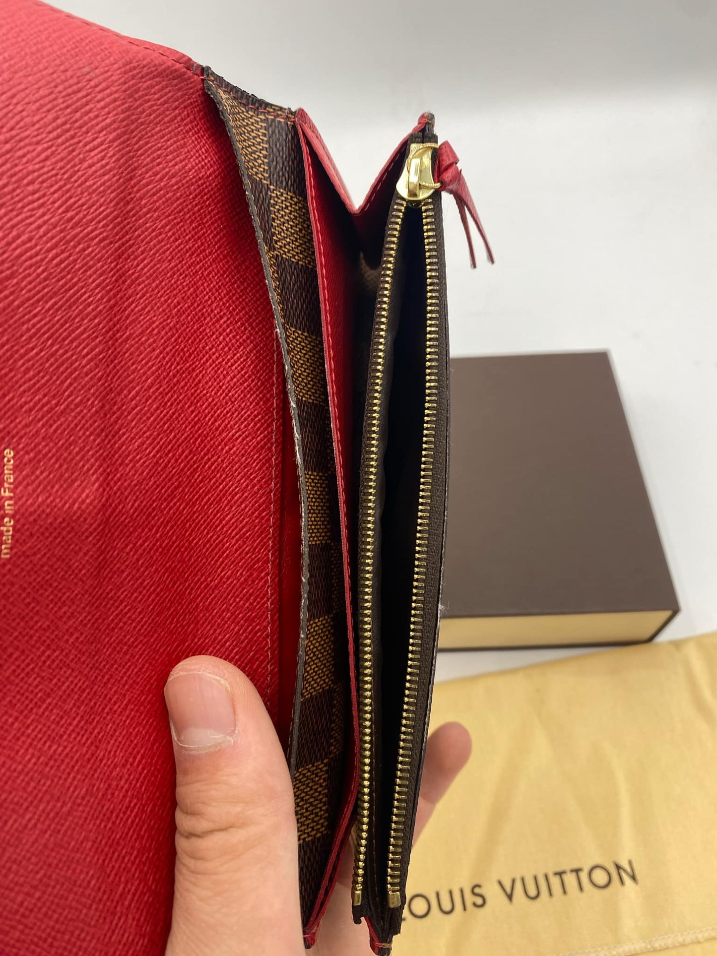 LOUIS VUITTON EMILIE LEATHER WALLET