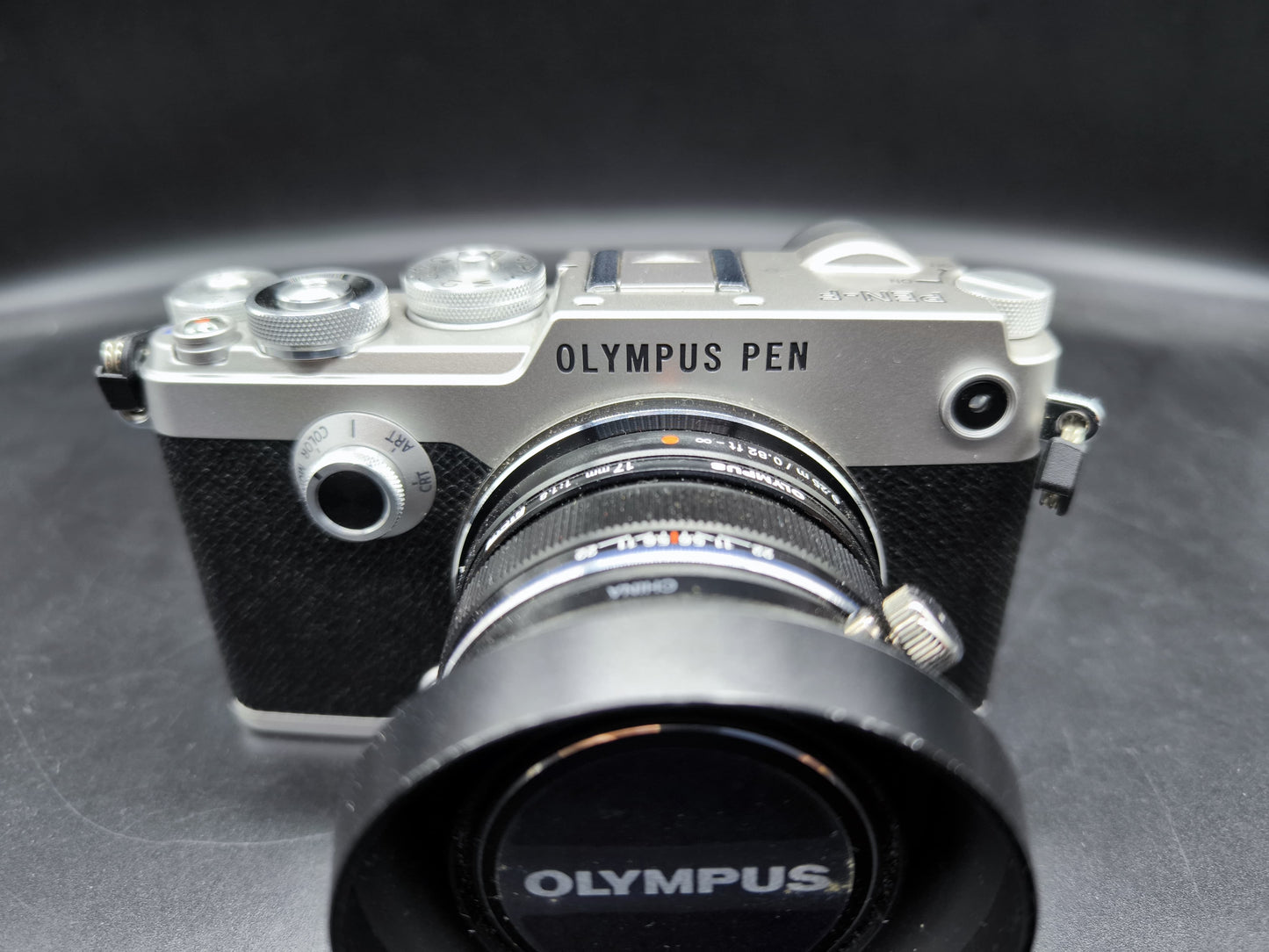 OLYMPUS PEN-F DIGITAL CAMERA 17mm f1.8 MSC LENSE M.Zuiko Mirrorless