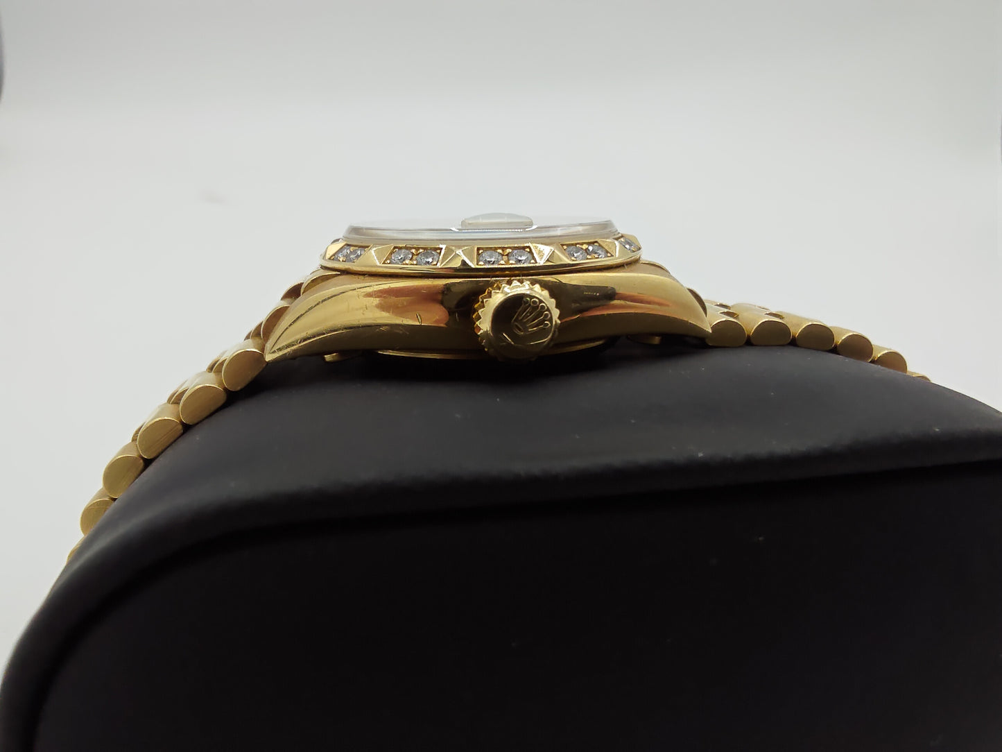 ROLEX DATEJUST LADIES WATCH GOLD DIAMONDS 69258 26mm 1994